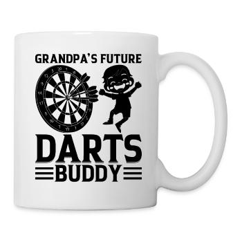 Darts Baby Darts Player Boy - Grandpa's Future Dar - Mug - white - Right