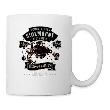 Sidemount Diving Keep Calm Cave Diving Gift - Mug - white - Right