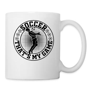 Soccer That's My Game - Soccer Player - Tasse - Weiß - Rechts