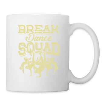 breakdance Squad - Tasse - Weiß - Rechts