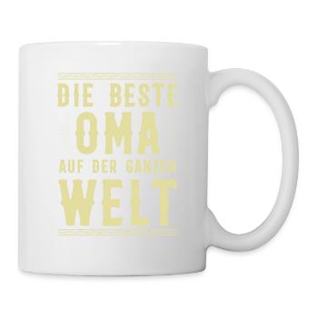 Meilleure grand-mère du monde - Mug blanc - blanc - Droite
