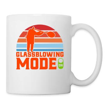 Glassworker Glass blowing Cadeau de soufflage de verre - Mug blanc - blanc - Droite