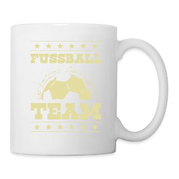Fussball Team - Tasse - Weiß - Rechts
