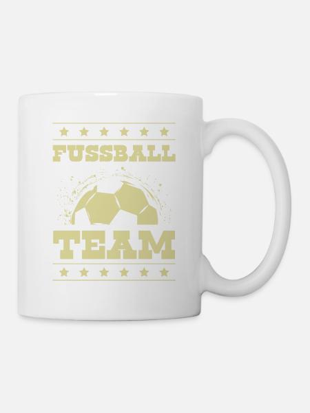 Fussball Team - Tasse - Weiß