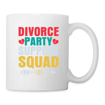 Divorce Party Support Squad Divorcee Ex-Wife Men W - Mug - white - Right