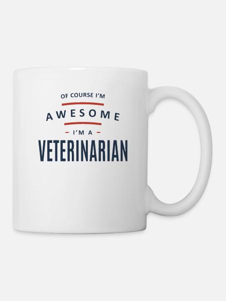 Tierarzt Beruf - Tasse - Weiß
