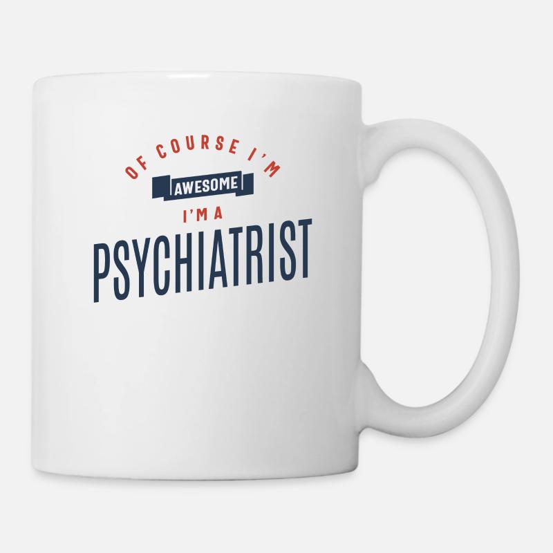 Profession de psychiatre - Mug blanc - blanc