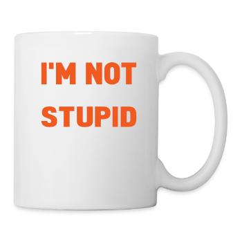 I'm Not With Stupid Anymore Divorcee Divorce - Tasse - Weiß - Rechts