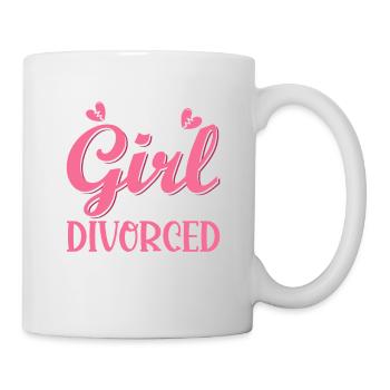 This Girl Is Finally Divorced Divorce Divorcee Ex- - Mug - white - Right