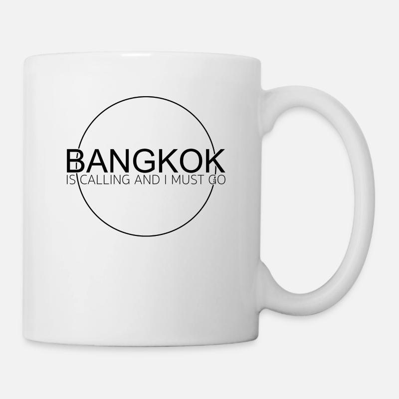Bangkok Spruch - Tasse - Weiß