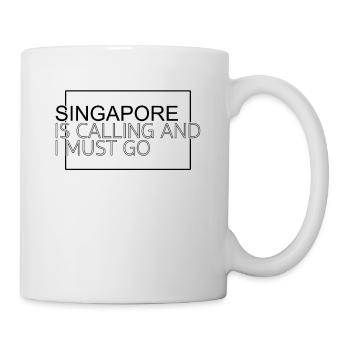 Citation de Singapour - Mug blanc - blanc - Droite