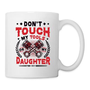 Don't touch my tools - Mug - white - Right