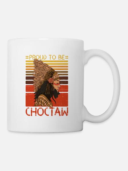 Fier d’être amérindien Choctaw - Mug blanc - blanc