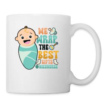 We wrap the best gifts - Mug - white - Right