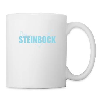 Steinbock Sternzeichen Capricorn Sternbild - Tasse - Weiß - Rechts