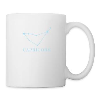 Constellation d’étoiles Signe du zodiaque Capricorne - Mug blanc - blanc - Droite