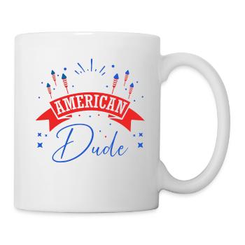 All American Dude July 4 Fireworks - Mug - white - Right