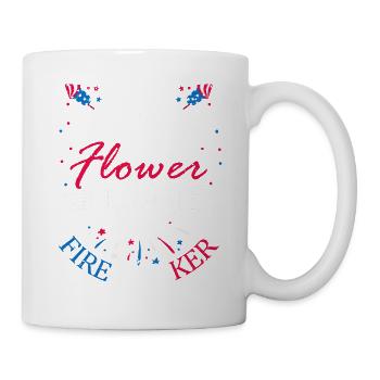Not fragile like a flower July 4 - Mug - white - Right