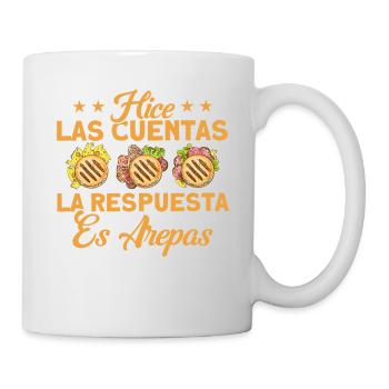 Arepa Food Lovers Colombian Arepa Geschen - Mug - white - Right