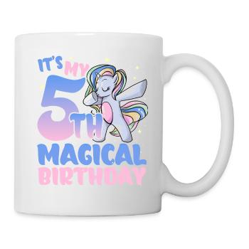 It's my 5th magical birthday - Mug - white - Right