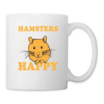 Hamster Make Me Happy You Not So Much Motif - Mug - white - Right