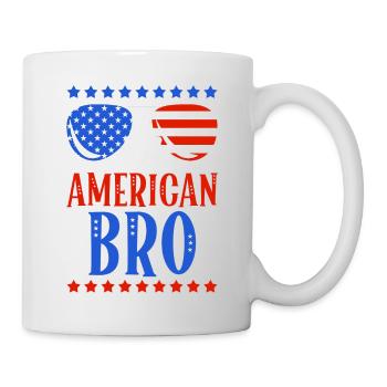Lunettes de soleil All American Bro 4 juillet - Mug blanc - blanc - Droite