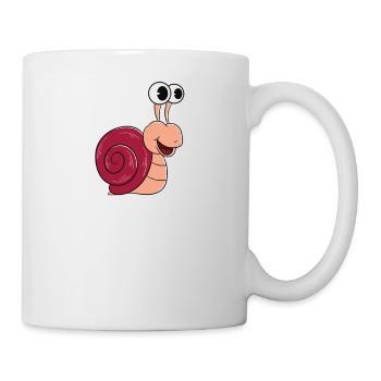 Ich Bin Eine Schnecke - Tasse - Weiß - Rechts