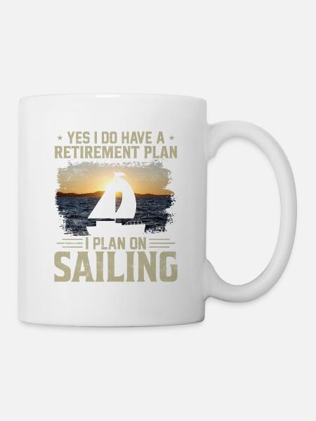 I Plan On Sailing - Mug - white