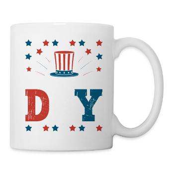 Indepen-dance Day 4. Juli Independence Day Dancer - Tasse - Weiß - Rechts