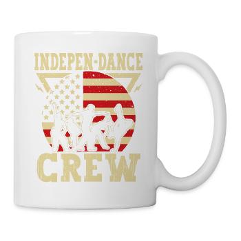Indepen-dance Crew 4. Juli Independence Day Tänzer - Tasse - Weiß - Rechts