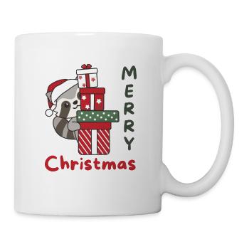 Raccoon Christmas Gift Winter Raccoons - Mug - white - Right