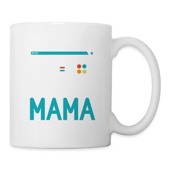 Leveled Up to Mama Gamer Mom Gaming Mommy Family M - Mug - white - Right
