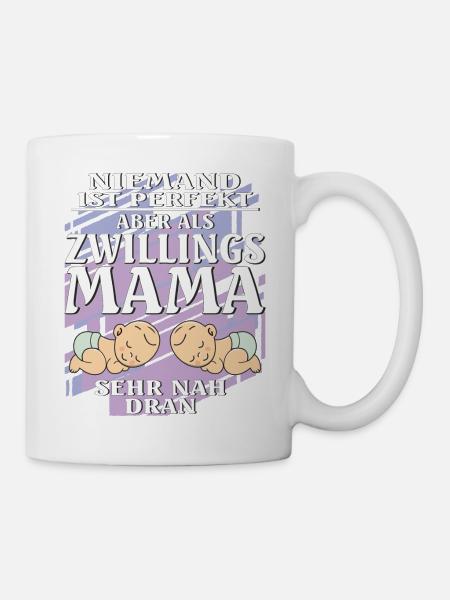 ZWILLINGS MAMA - Tasse - Weiß