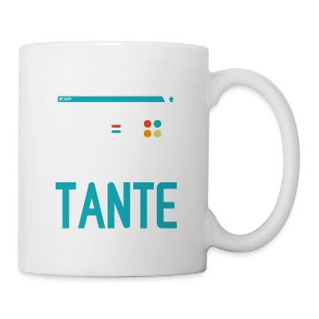 Leveled Up to Tante Gamer Great Aunt Gaming Grand - Tasse - Weiß - Rechts