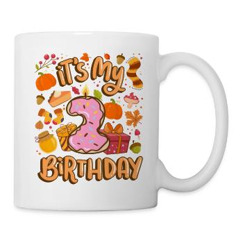 C’est mon automne 2 ans feuille d’érable automne automne - Mug blanc - blanc - Droite