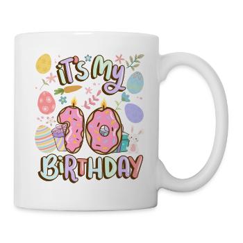It's My 10th Birthday Easter Donut Holiday - Mug - white - Right