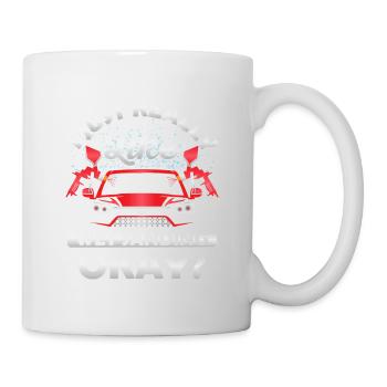 J’aime vraiment mouiller le sable, d’accord? Douleur du corps automobile - Mug blanc - blanc - Droite