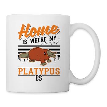 Platypus at home Platypus - Mug - white - Right