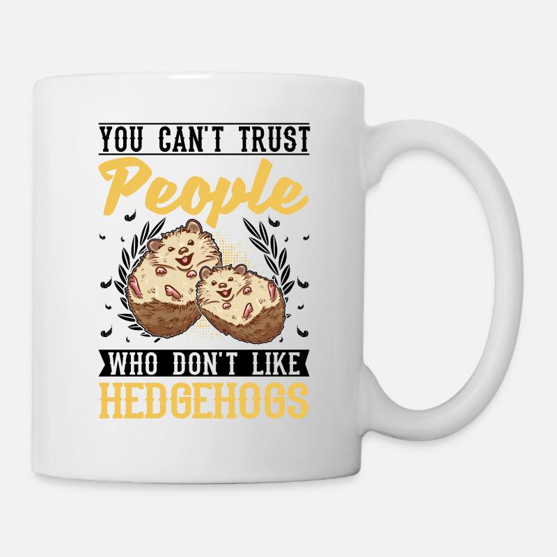 Hérisson Cadeau Stacheligel - Mug blanc - blanc