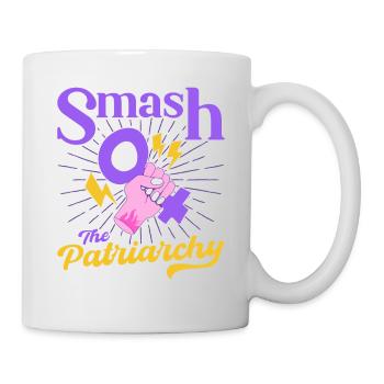 Égalité féministe des genres F - Mug blanc - blanc - Droite