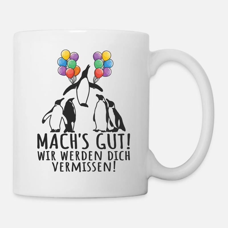 Jobwechsel Abschied Kollege Abschiedsgeschenk - Tasse - Weiß