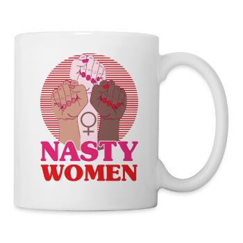 Autonomisation de l’égalité des sexes F - Mug blanc - blanc - Droite