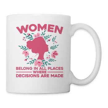 Feminismus Rechte der Frauen Feministisch Geschenk - Tasse - Weiß - Rechts