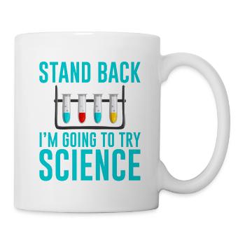 Reculez Je vais essayer Science 2 - Mug blanc - blanc - Droite