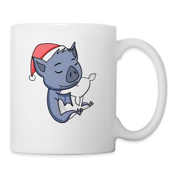 Noël des chauves-souris - Mug blanc - blanc - Droite
