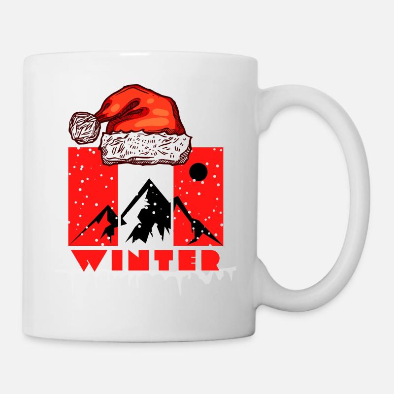 hiver - Mug blanc - blanc