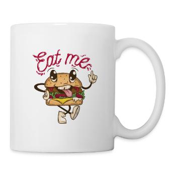 Eat me brötchen Eat me brötchen Inspiration Geschä - Tasse - Weiß - Rechts