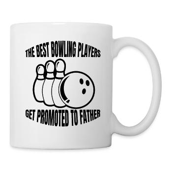 Bowling papa Kegel Bowler Père Bowling Boule de bowling - Mug blanc - blanc - Droite