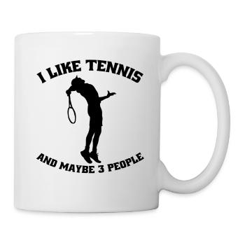 Tennis Joueurs de tennis Club de tennis Raquettes - Mug blanc - blanc - Droite