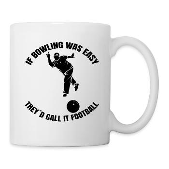 Bowling Cadeau Boule de bowling Cône Bowling bowling - Mug blanc - blanc - Droite